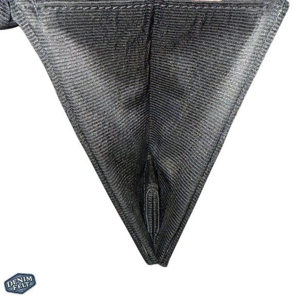 Loewe Vintage Black Ribbed/Satin Clutch /Purse/ Evening Bag | RARE!! - Picture 10 of 10